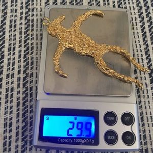 Weird gold nugget guy stamped 10k